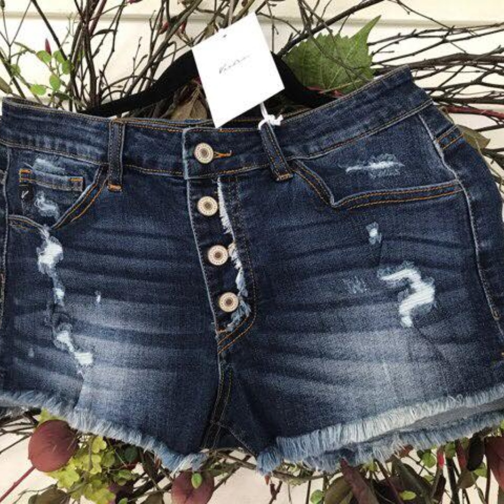 KanCan Shorts 9.5 Rise 2 Inseam